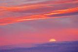 Moonset Into Sunrise Clouds_35389